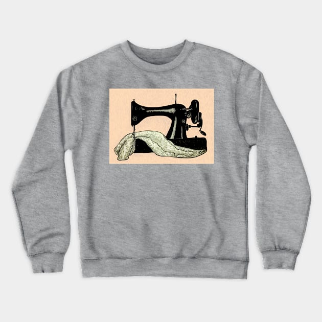 Vintage sewing machine Crewneck Sweatshirt by Kuhtina